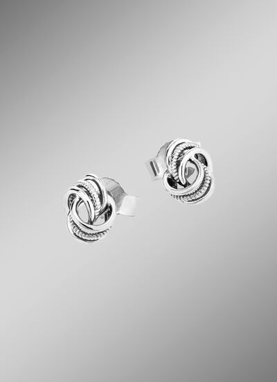 Klassische Knoten-Ohrstecker 