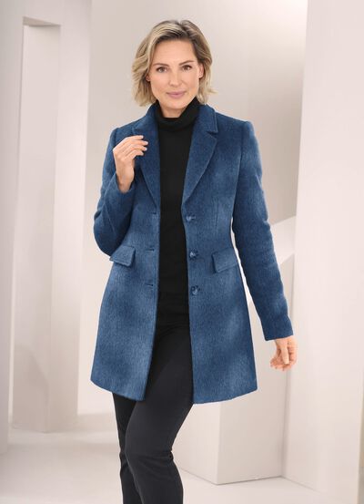 Jacke mit Reverskragen 