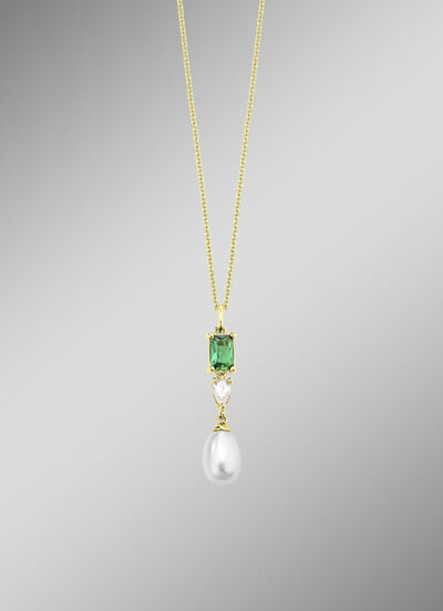 Zarte Raffinesse &ndash; Anh&auml;nger mit Perle und Kristallglanz 