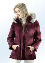 Jacke mit Reißverschluss unter der Druckerleiste BURGUND