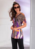 Faszinierendes Longshirt mit Seitenschlitzen 