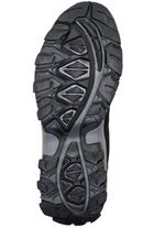 Atmungsaktive Herren-Schnürschuhe, mit herausnehmbarem Fußbett SCHWARZ