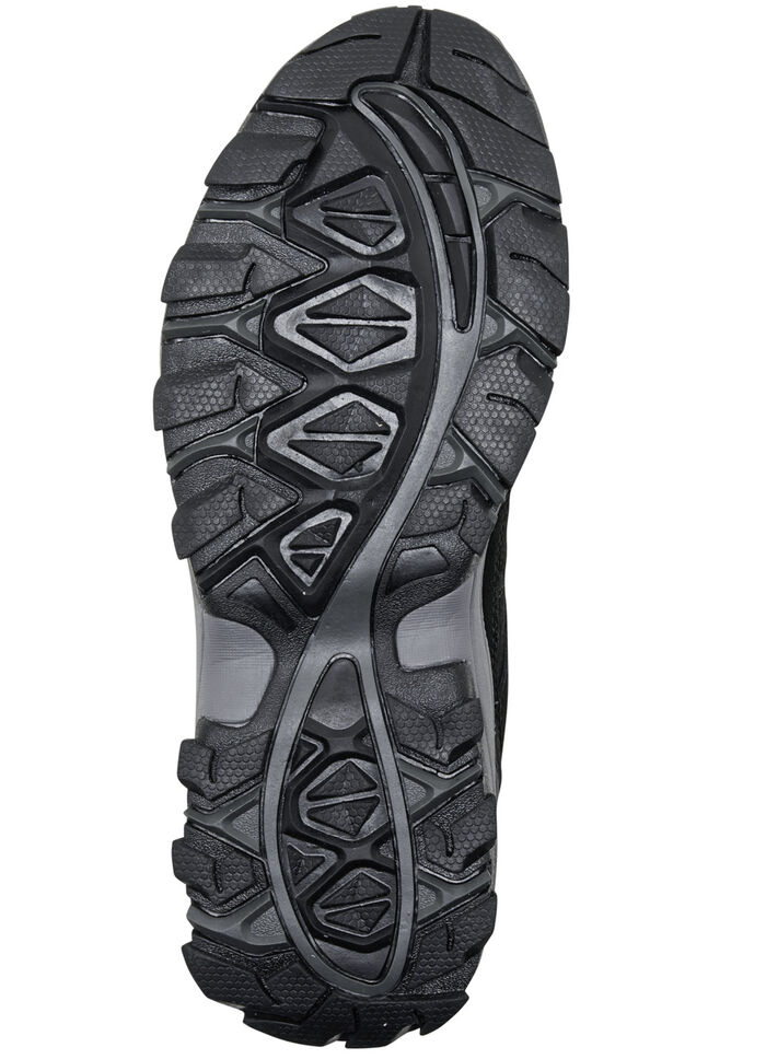 Atmungsaktive Herren-Schnürschuhe, mit herausnehmbarem Fußbett SCHWARZ