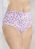 Viererpack Slips mit Floraldessin 