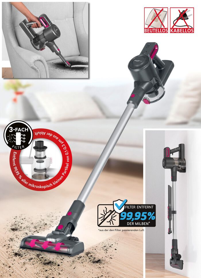Akku-Handstaubsauger, ideal f&uuml;r Allergiker 