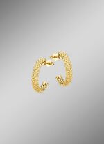 Zeitlose Creolen in feinstem Gold 