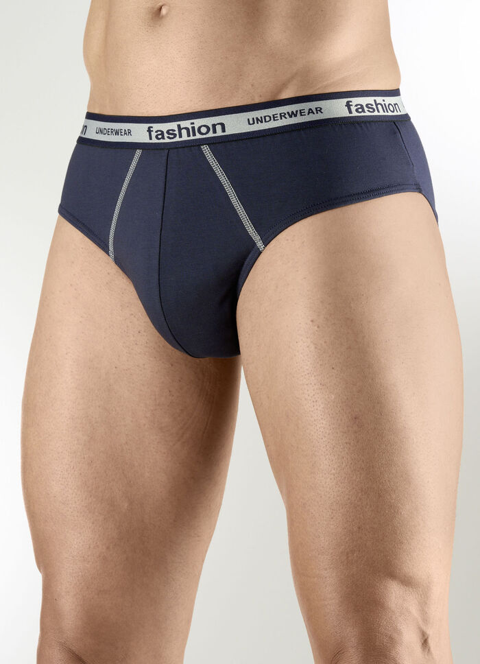 Viererpack Slips mit Elastikbund 