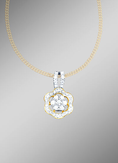 Anhänger mit Diamanten 