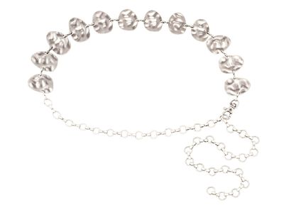 Trendiger Damen-Ketteng&uuml;rtel, mit Karabinerverschluss 