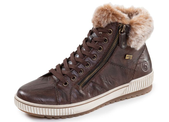 Remonte, gef&uuml;tterte Damen-Boots, Winterschuhe, Weite G, mit herausnehmbarem Fu&szlig;bett 