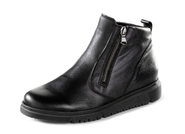 Waldläufer, bequeme Damen-Stiefeletten, Winterschuhe, Weite H, mit herausnehmbarem Fußbett 
