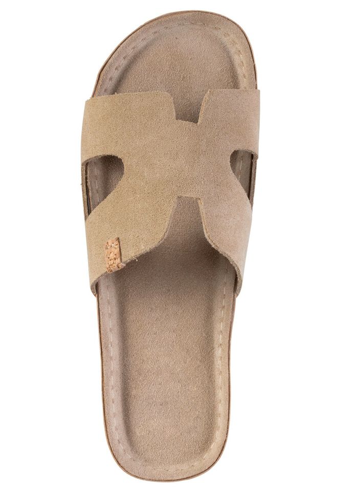 ELENA EDEN, sommerliche Damen-Pantoletten, aus Leder 