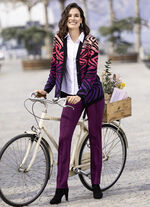 Strickjacke in Jacquard-Dessin 