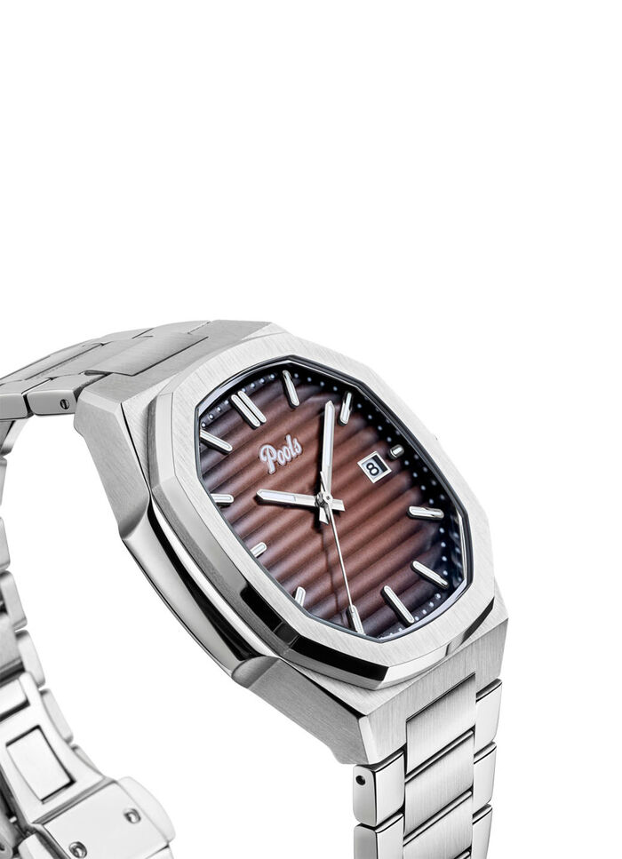 Quartz-Herrenuhr aus Edelstahl 