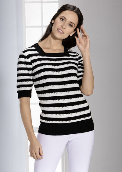 Pulli in Ringeldessin 