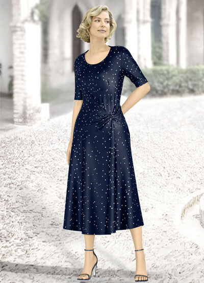 Kleid mit Knoten-Optik 