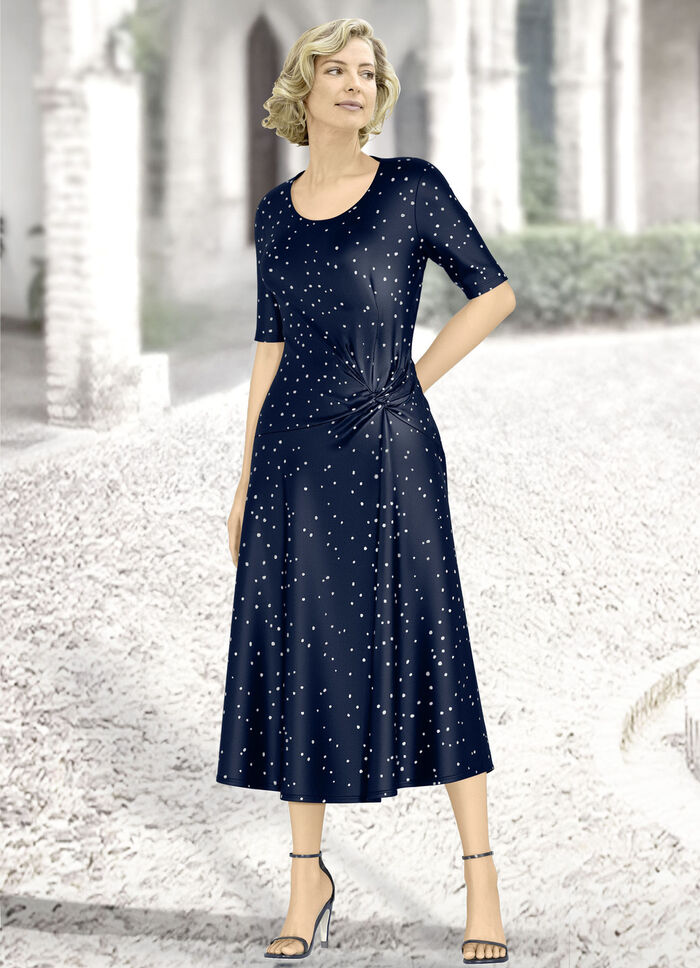 Kleid mit Knoten-Optik 
