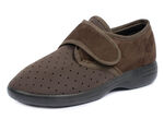 Aerosoft® Flex Stretch-Klettslipper von Jürgen Hirsch® BRAUN