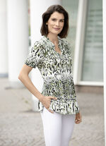 Shirt-Tunika mit Bordüren-Druck 