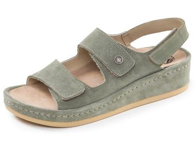 Mubb, bequeme Damen-Sandalen, Weite H, mit herausnehmbarem Fu&szlig;bett 