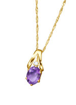 Anhänger mit Amethyst und Zirkonia 