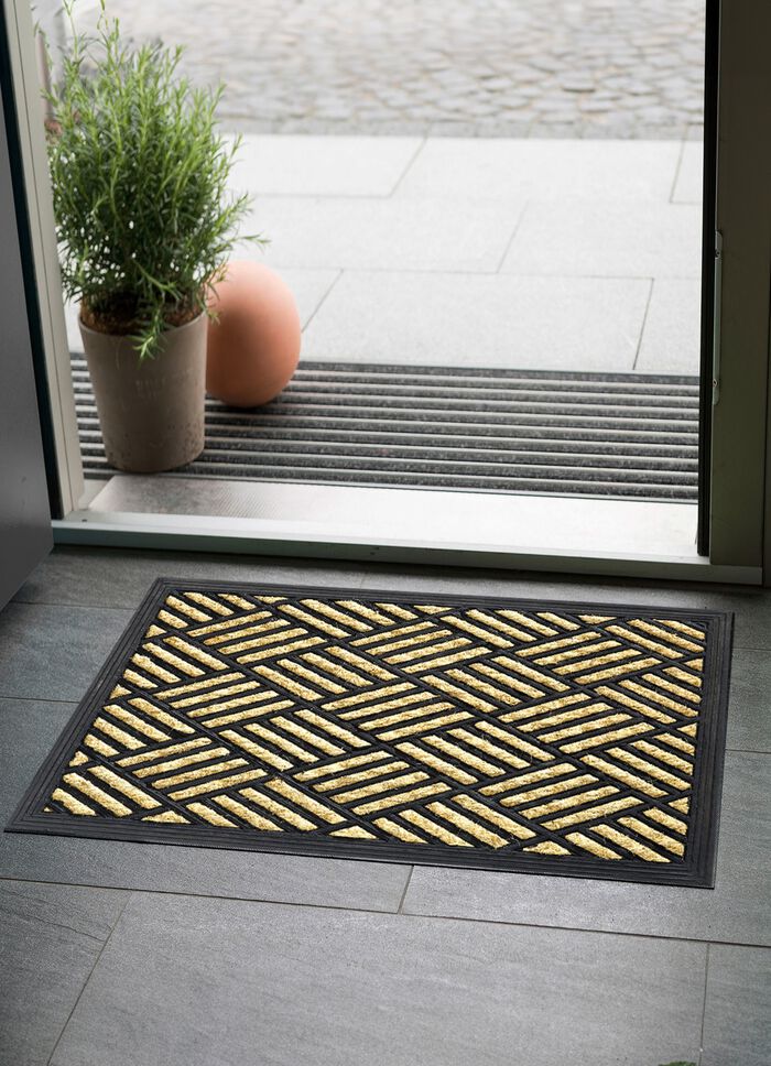 Fu&szlig;matte mit rutschhemmender R&uuml;ckseite 