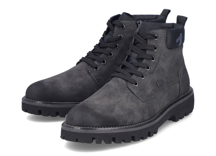 Rieker, gef&uuml;tterte Herren-Boots, Winterschuhe, Weite H, mit Rei&szlig;verschluss 