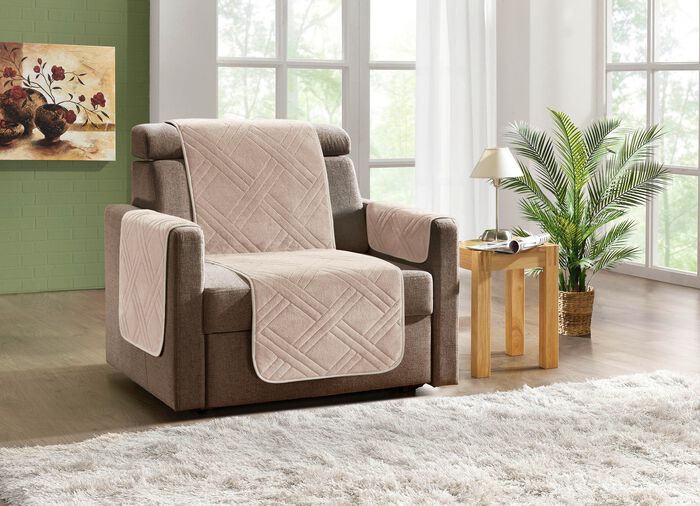 Wohnaccessoires mit Bandeinfassung BEIGE