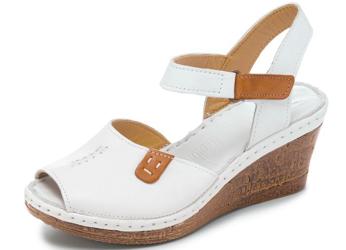 Gemini Sandalette aus schattiertem Rind-Nappaleder 