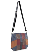 Tasche aus weichem Synthetikmaterial JEANS-BUNT