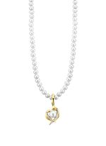 Herz-Anh&auml;nger mit Perlenkette 