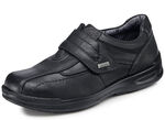 GINO GALANTE, sportliche Herren-Slipper, Weite H, mit herausnehmbarem Fußbett SCHWARZ