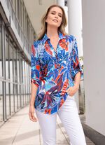 Tunika mit Floraldessin 