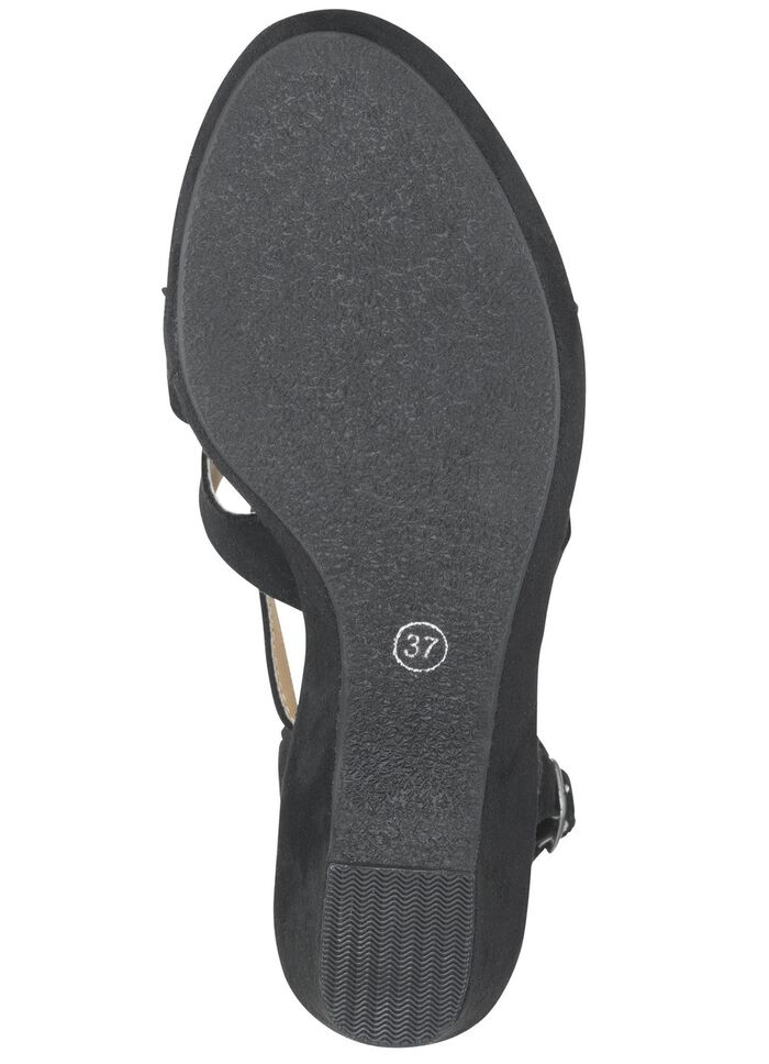 Andrea Conti, modische Damen-Sandaletten, mit verstellbarem Fersenriemchen 