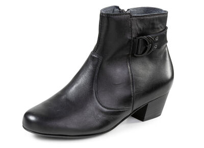 Waldläufer, bequeme Damen-Stiefeletten, Weite K, mit herausnehmbarem Fußbett 