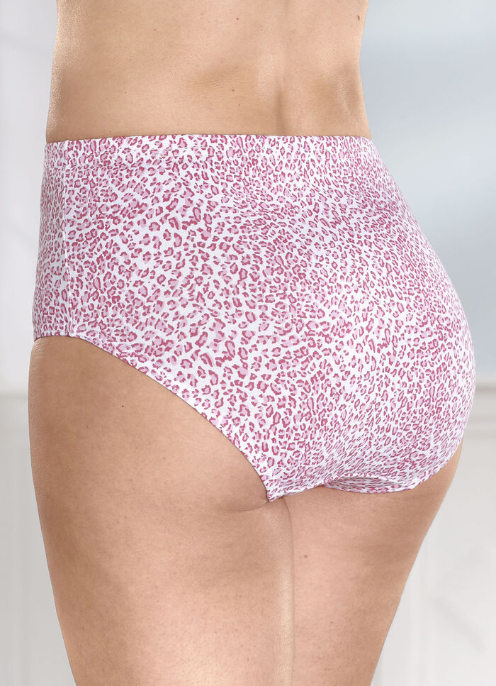 Viererpack Slips mit Raubtierdessin 