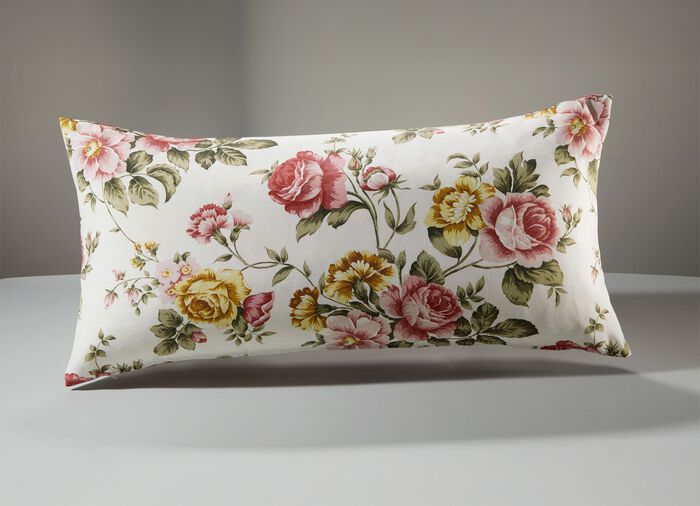 Tagesdecke mit Karosteppung und Kissenbez&uuml;ge GELB