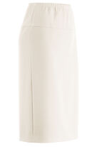 Rock in gerader Schnittführung BEIGE