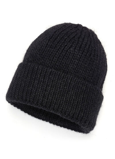 Trendige Damen-Mütze, mit Umschlag 
