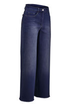 Jeans mit modischer Beinweite DUNKELBLAU