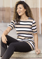 Shirt mit Effektgarn  