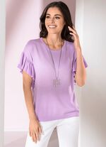 Pullover in weich flie&szlig;ender Qualit&auml;t 