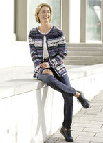 Strickjacke mit Schurwolle 