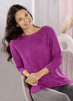 Pullover aus Friségarn 