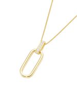 Vergoldeter Anh&auml;nger mit Kette 