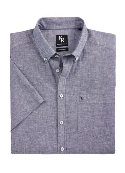 "King's Road"-Hemd mit Button-Down-Kragen in 4 Farben 