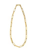 Interessante Glieder-Halskette aus Gold- 