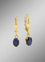 Bezaubernde Ohrringe mit echtem Edelstein 