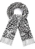 Schal mit Raubtierfell-Dessin 
