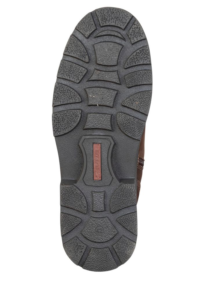 GINO GALANTE, gef&uuml;tterte Herren-Stiefel, Winterschuhe, mit Lammfell BRAUN